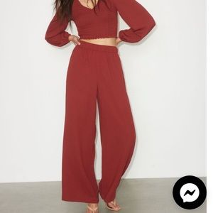 Cute set from Dynamite, worn once. Top small, pants Medium